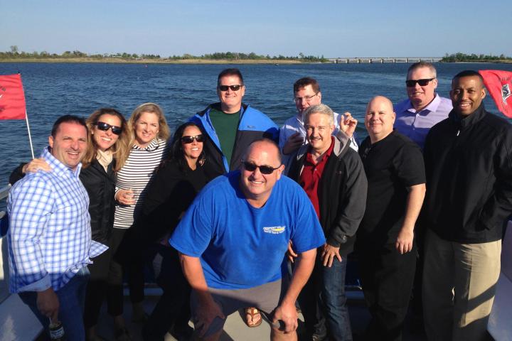 Group posing for a photo