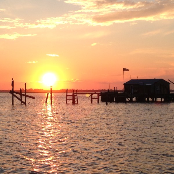 Dock at sunset
