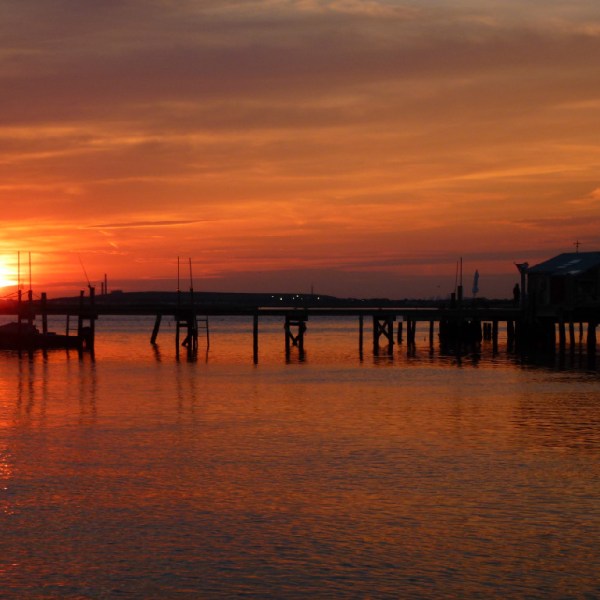 Sunset with dock