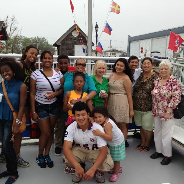 Group posing for a photo