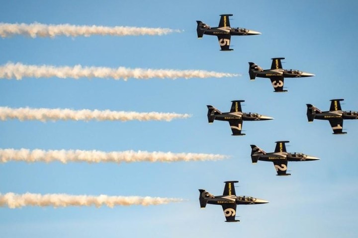 Fighter jets air show