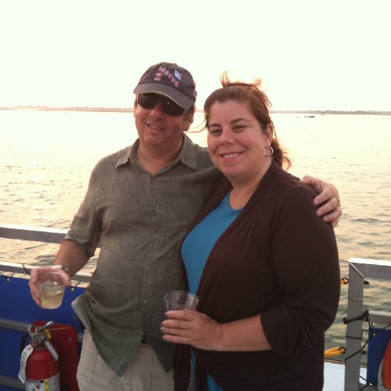 Man and woman on boat